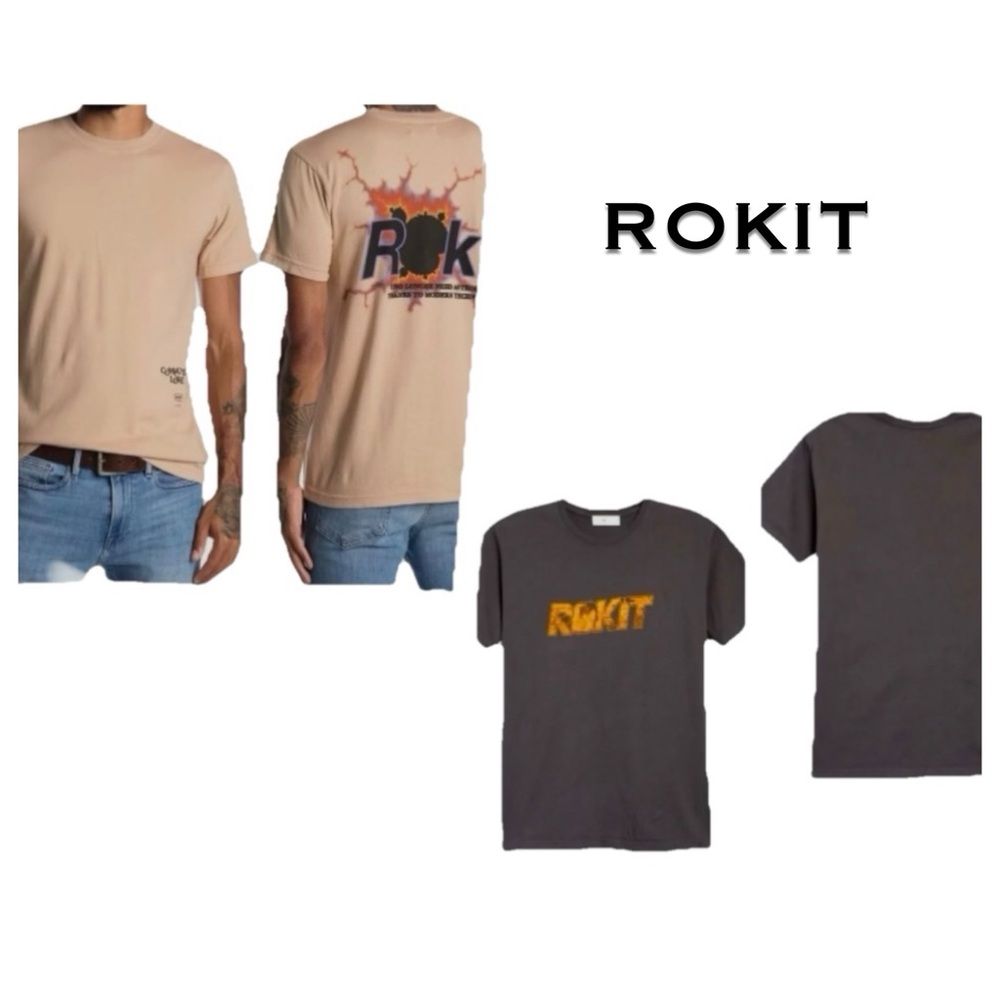 ROKIT LA 2 Mens Montage & Computer Love Tees